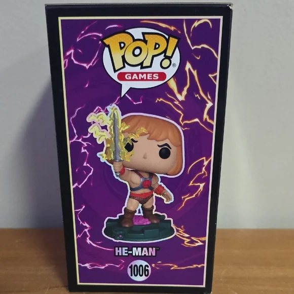 Funko Fusion He-Man Vinyl Figure with Purple and Orange - Picture 2 of 6
